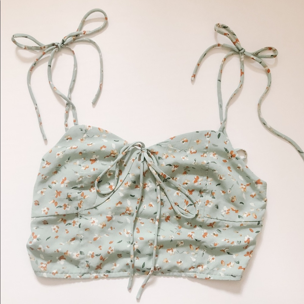 Cute Floral Tank Top